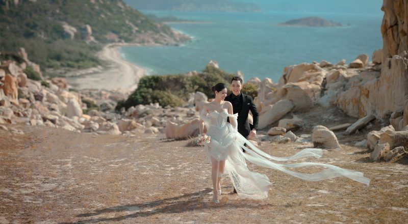 Ảnh cưới tại công viên đá